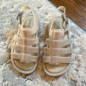 Mini Melissa sandals size 8